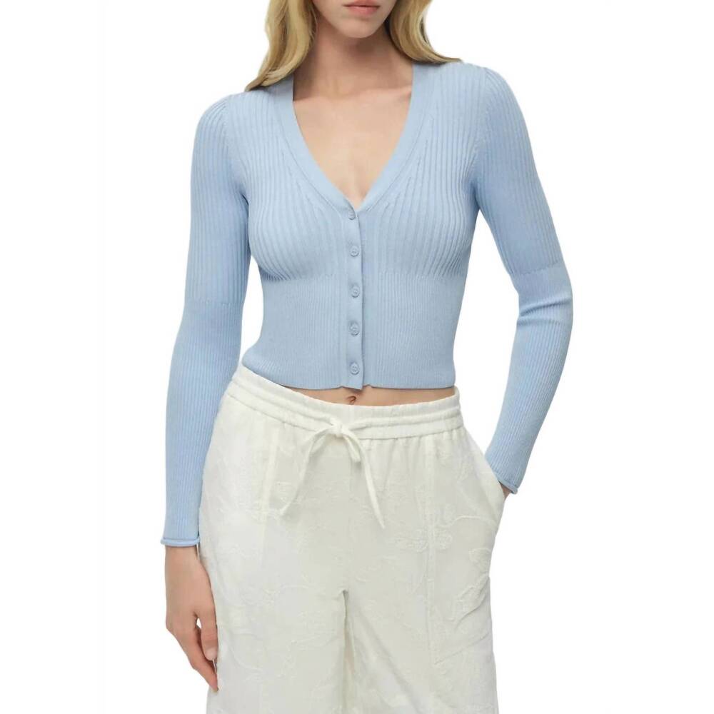 NEW SIMKHAI ailany cardigan in tidepool